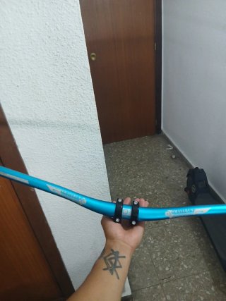 Manillar Patinete Eléctrico Azul