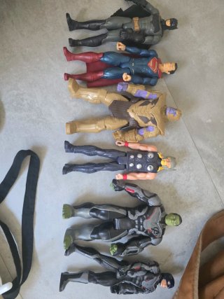 Juguetes 6 superheroes