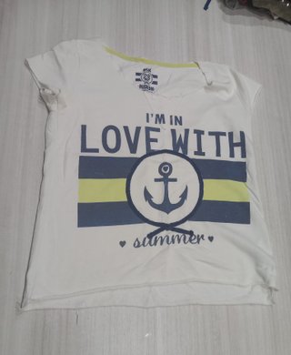 Camiseta bershka marinera