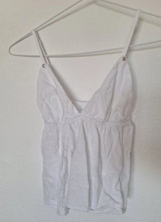Top blanco tirantes