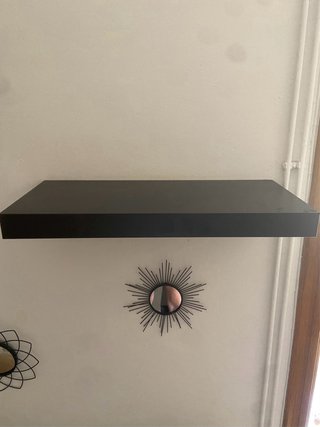 Estantes LACK IKEA marrón oscuro