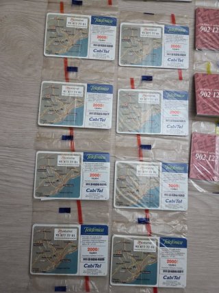Lote 23 Tarjetas Telefónica precintadas