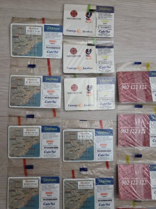 Lote 23 Tarjetas Telefónica precintadas