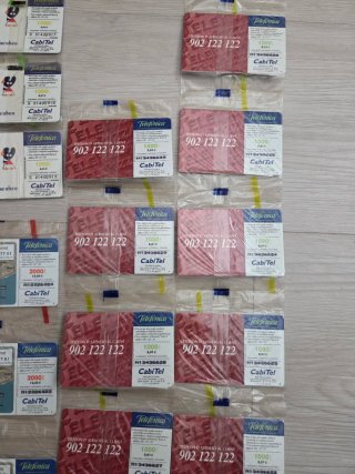 Lote 23 Tarjetas Telefónica precintadas