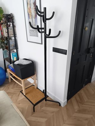 Perchero de pie Ikea negro