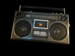 Radio Portátil Sanyo Boombox Cassette