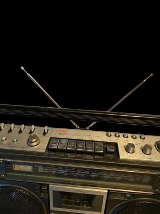 Radio Portátil Sanyo Boombox Cassette
