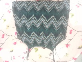 Top H&M tirantes finos estampado zig-zag