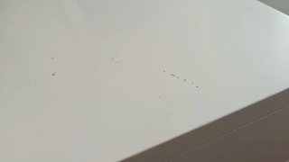 Escritorio blanco con cajones