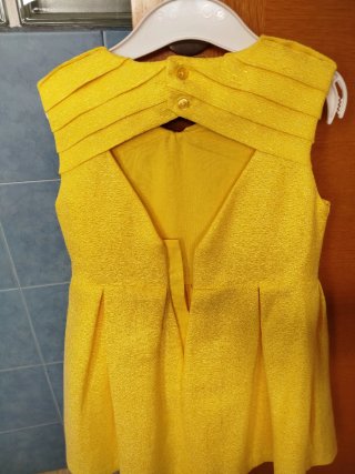 Vestido amarillo niña Mayoral