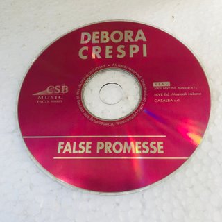 Debora Crespi - False Promesse CD Singolo PROMO