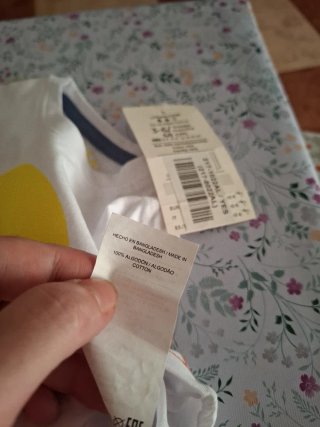 Conjunto bebé: 2 camisetas y pantalón de 3 a 6 mes