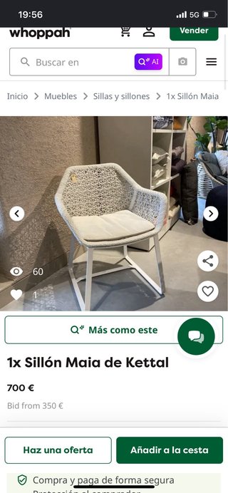 Mesa Kettal Maia + 8 Sillas Exterior