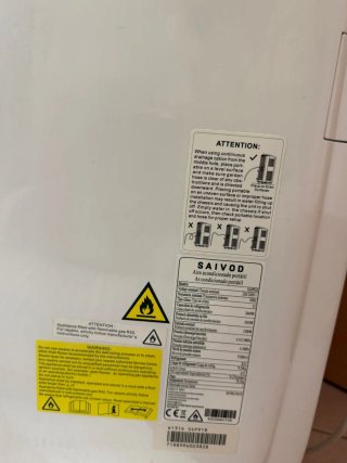 Aire Acondicionado Portátil Saivod 2640W