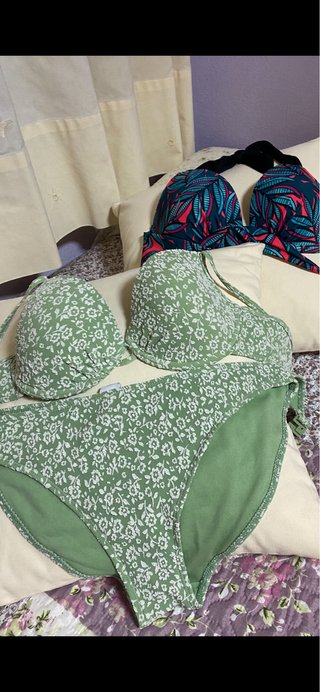 Bikini Primark Talla L Estampado Tropical