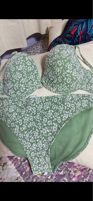 Bikini Primark Talla L Estampado Tropical