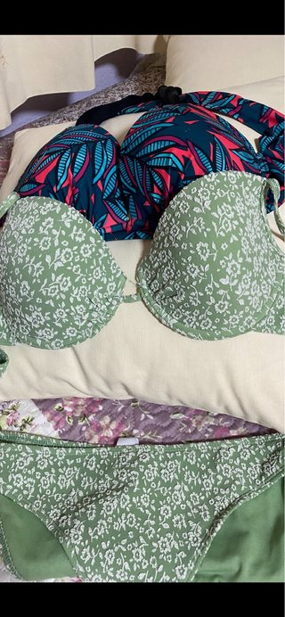 Bikini Primark Talla L Estampado Tropical