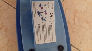 Patinete 3 en 1 azul con asiento