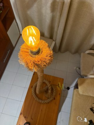 Lámpara de pie de cuerda 140cm