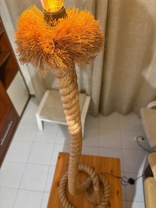 Lámpara de pie de cuerda 140cm