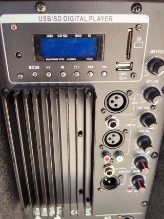 Altavoz Activo AUDIBAX 400W 15 USB/Bluetooth
