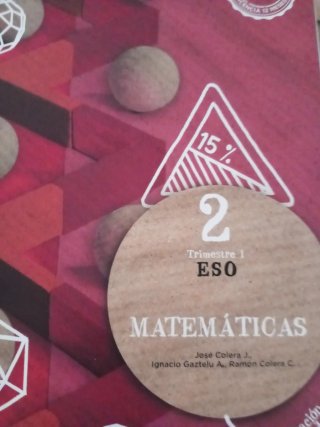 Libro de matemáticas 2 eso