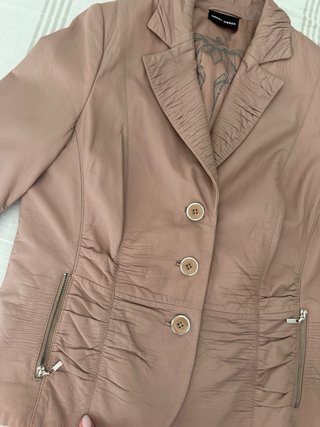 Chaqueta Piel Gerry Weber Talla 44 Rosa