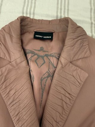 Chaqueta Piel Gerry Weber Talla 44 Rosa