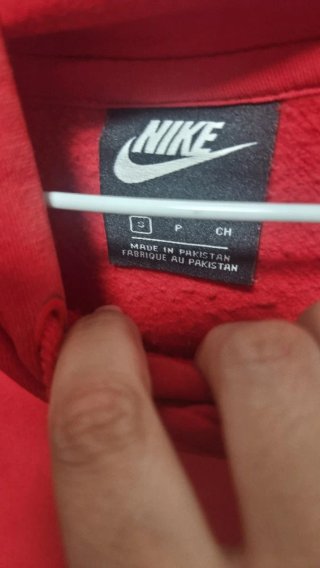 Sudadera Nike Roja Talla S