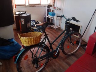 Bicicleta de paseo con cesta
