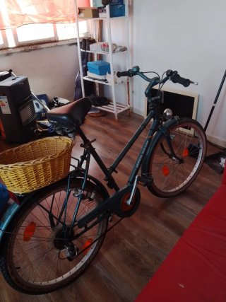 Bicicleta de paseo con cesta