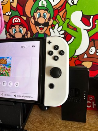 Nintendo Switch Oled Blanca Accesorios IMPECABLE!!