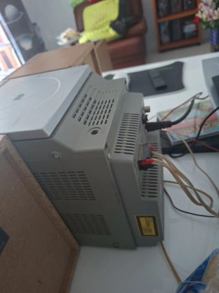 Minicadena Panasonic CD/MP3 Plata/Madera