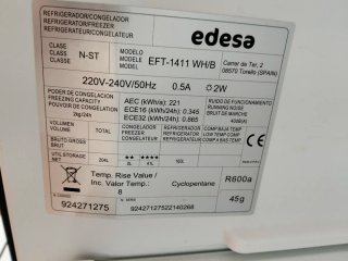 Frigorífico Edesa