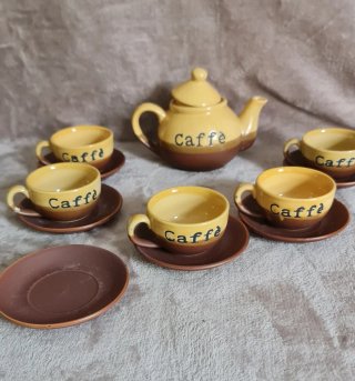 Juego de café de cerámica