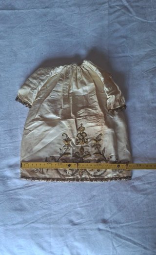 Saya Antigua Virgen Bordada Oro S.XIX