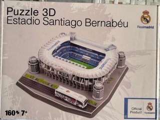 Puzzle 3D Estadio Santiago Bernabéu