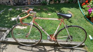Bicicleta de carreras vintage