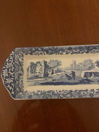 Bandeja Spode Blue Italian Porcelana