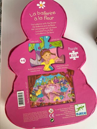 Puzzle Djeco Bailarina 36 piezas