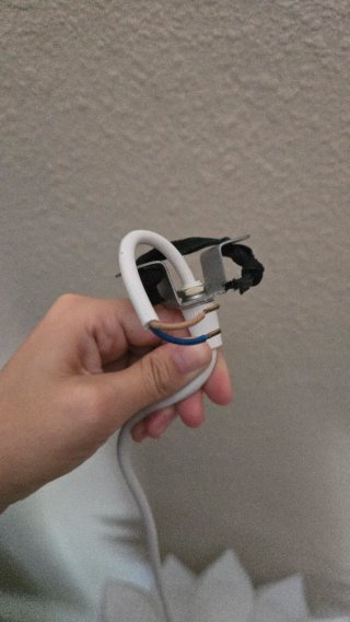 Lámpara colgante estilo Knappa blanca