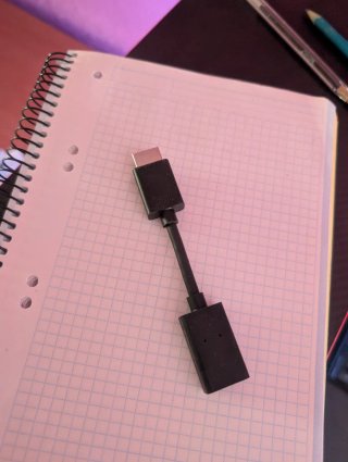 Cable extensión HDMI a USB-C