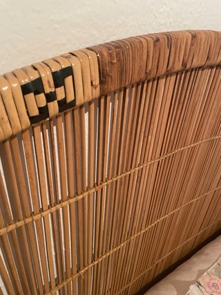 Cabezal de mimbre para cama 1,35m