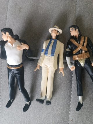 Lote 4 figuras Michael Jackson