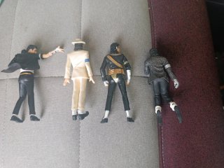 Lote 4 figuras Michael Jackson