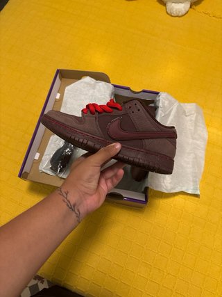 Nike SB Zapatillas Moradas y Blancas