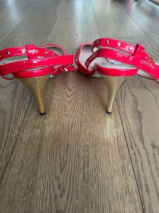 Scarpe Motivi rosse tacco n.40