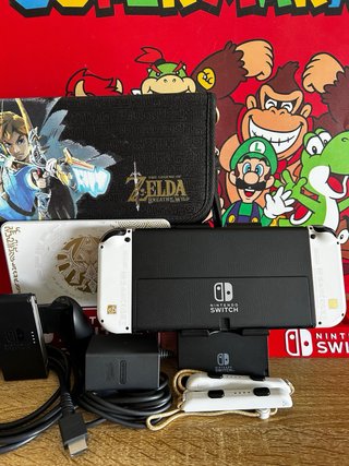 Nintendo Switch OLED Edición Zelda Dorada 10/10