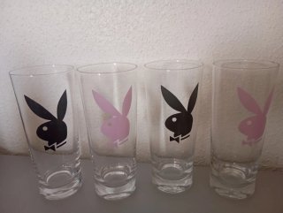 4 Vasos Cubata Playboy