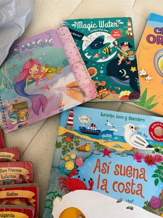 Lote de libros sensoriales para bebes y niños